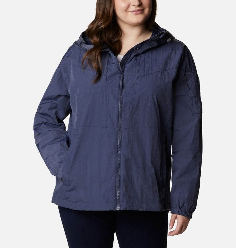 Women\'s Columbia Wallowa Park Lined Jackets Navy | Plus Size CA-N385L